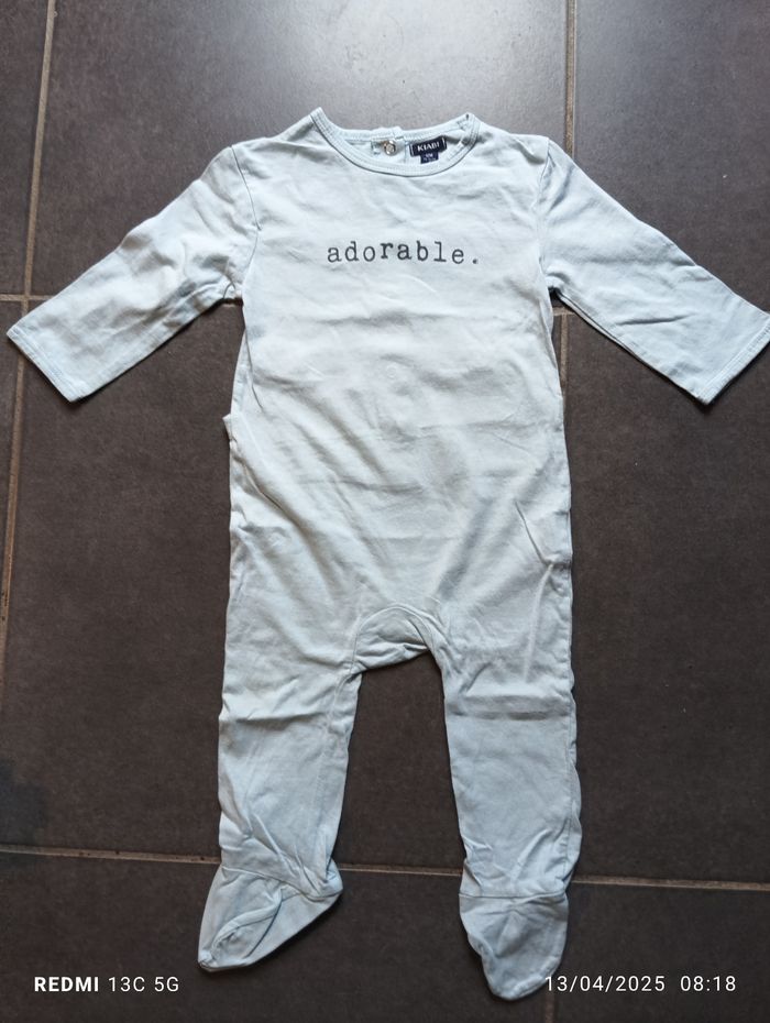 Pyjama coton taille 12 mois - photo numéro 2