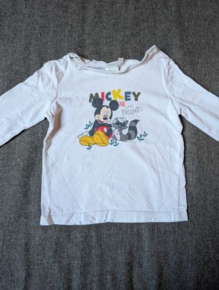 Lot 5 tee shirts manches longues Disney 2 ans - photo numéro 5