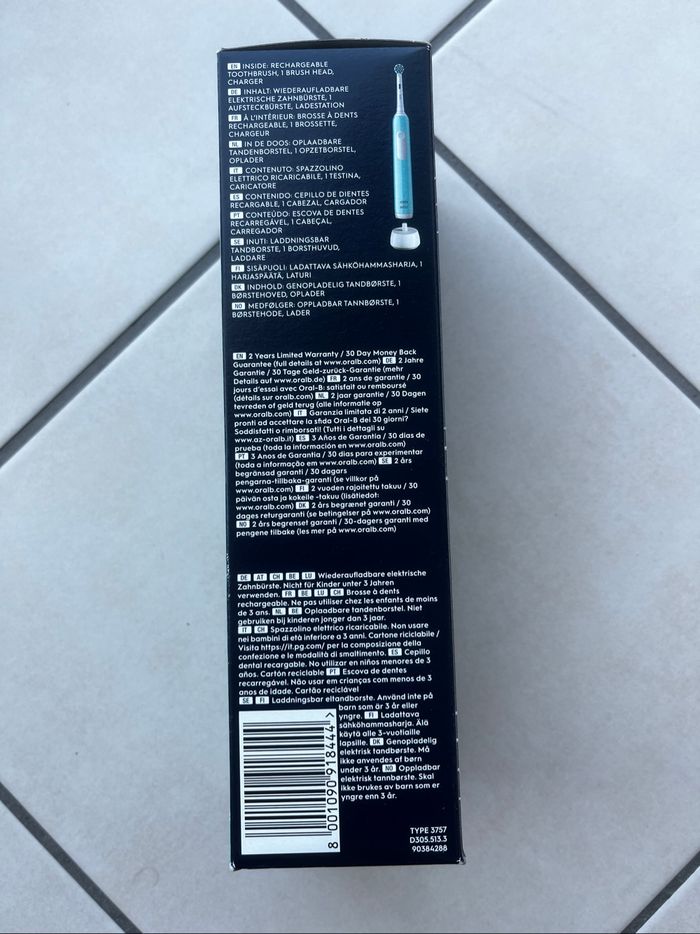 Brosse à dents électrique oral b pro 1 - photo numéro 4