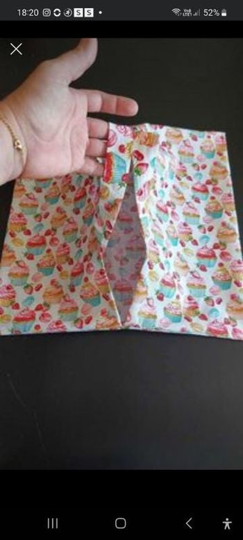Sac a tarte tissus