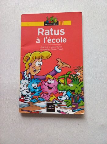Livre pour enfant Ratus à l'école