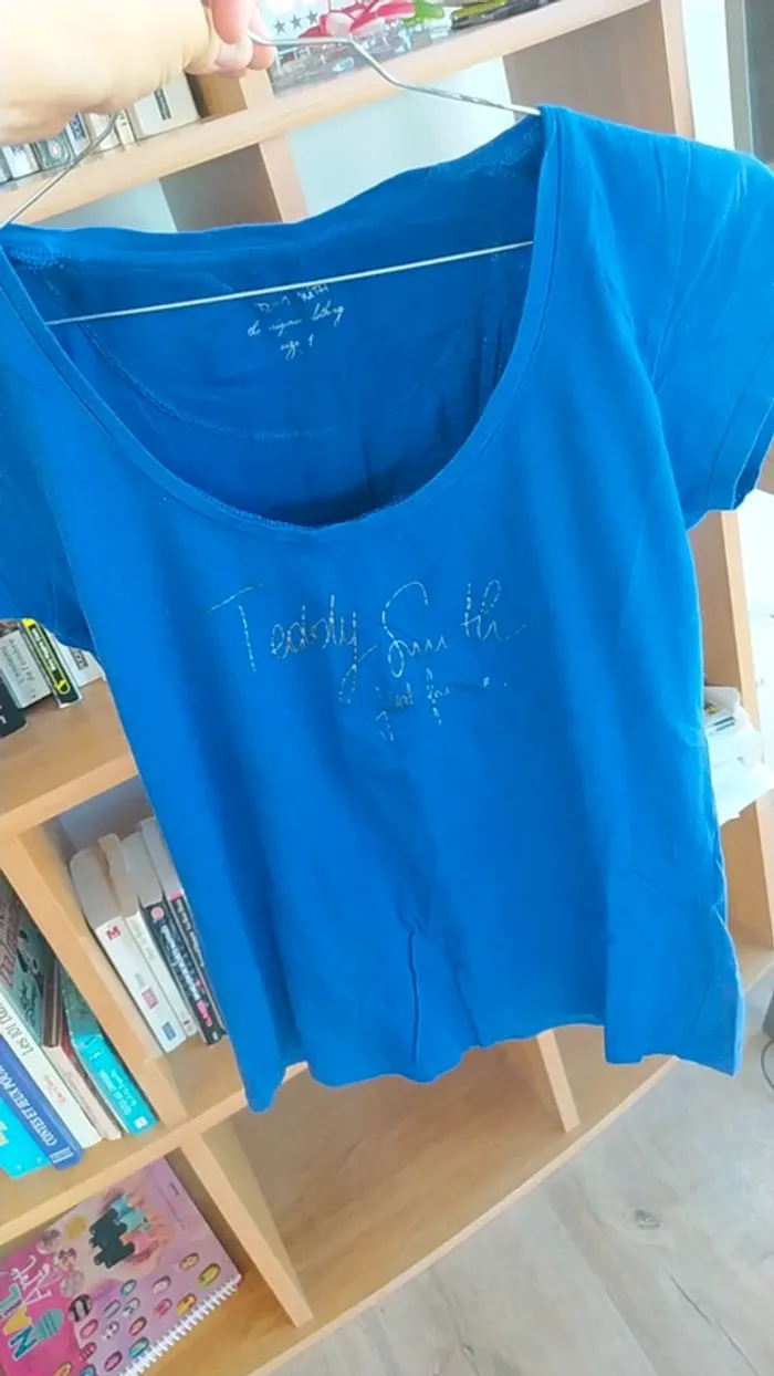 Top bleu Teddy Smith taille 1