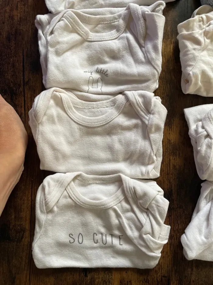 Lot de 15 bodies manches courtes bébé garçon 3 mois - photo numéro 4
