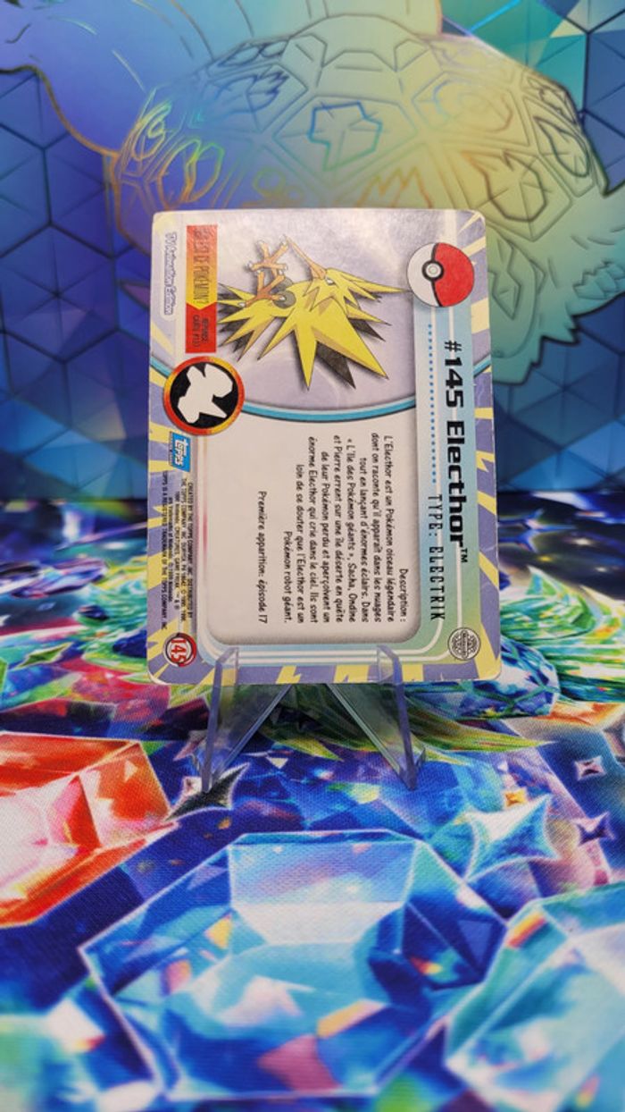 Carte Pokémon Topps n°145 Electhor Series 1 FR - photo numéro 2