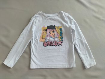 🤍 T-shirt manga manches longues - 5 ans - Kiabi 🤍