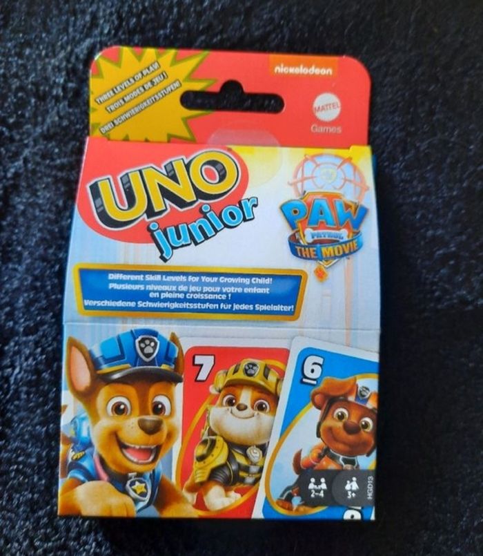 Jeu uno junior pat patrouille mattel neuf - photo numéro 1