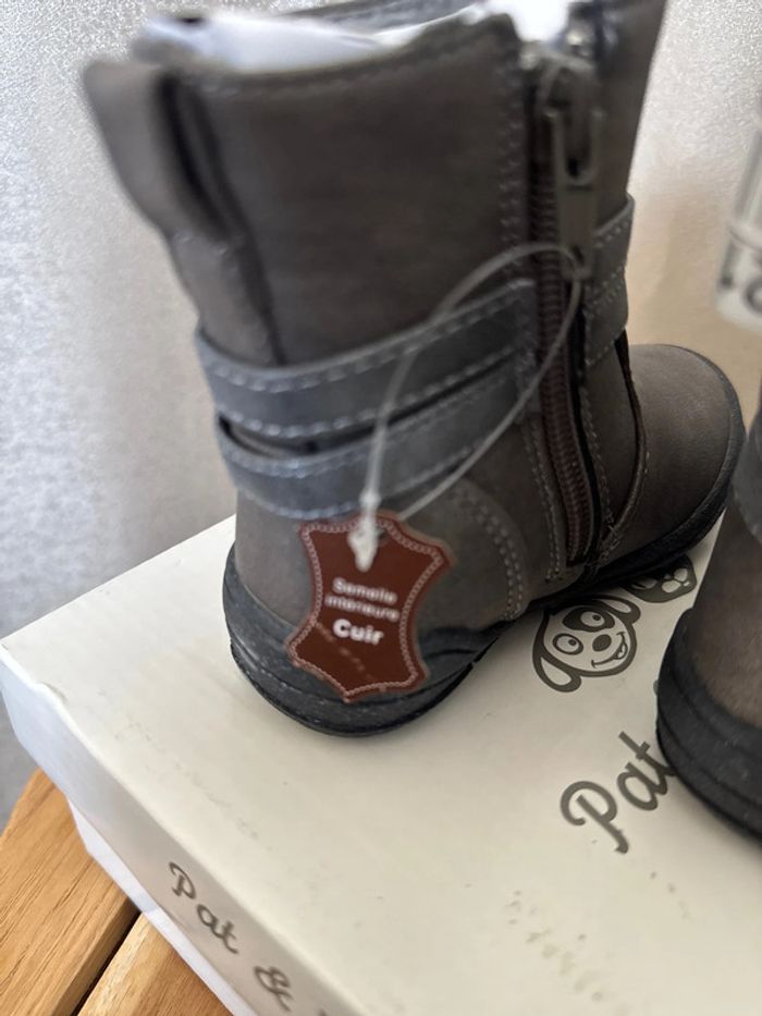 Bottines fille Pat & Ripaton neuves avec étiquette - Pointure 21 - photo numéro 7