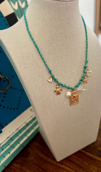 Coller à breloques inox