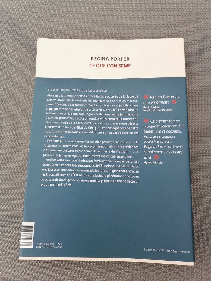Ce que l'on sème de Regina Porter - photo numéro 2