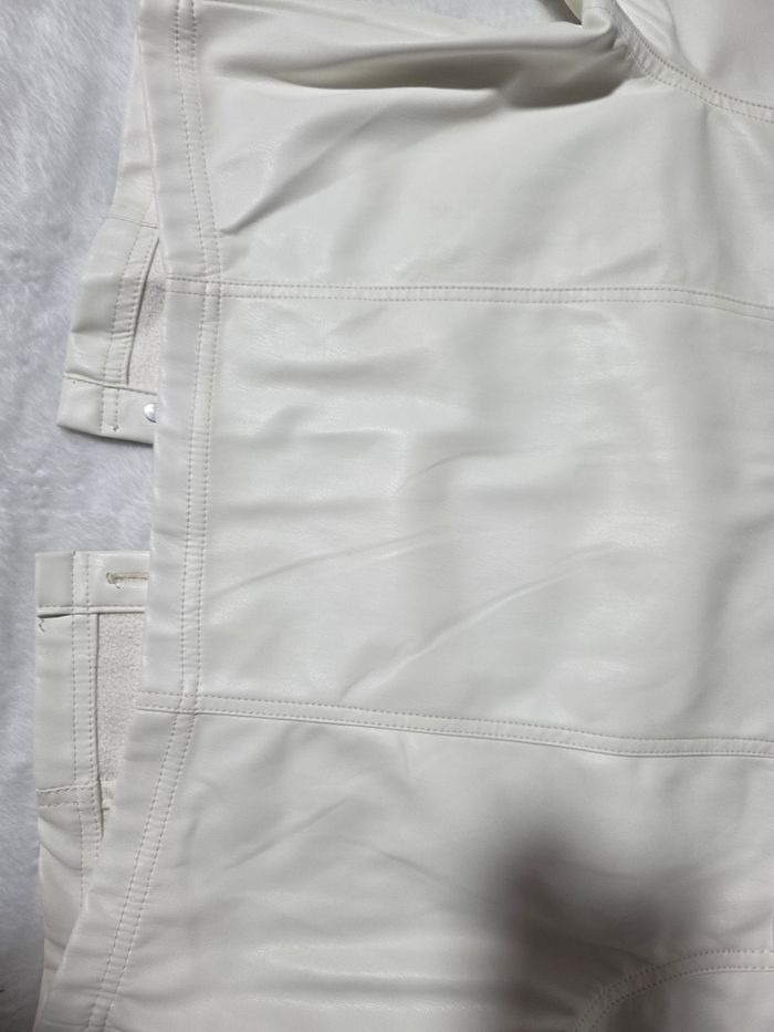 Veste en cuir blanche - photo numéro 9