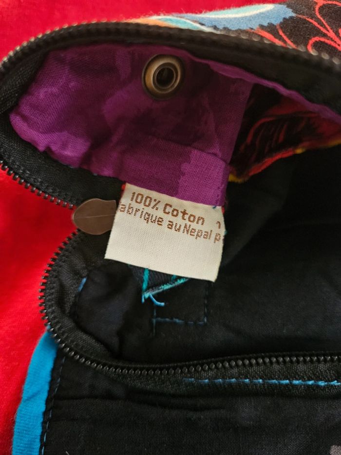 Jupe porte feuille réversible multicolore taille unique - photo numéro 10