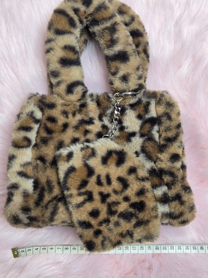 Sac à main fourrure Léopard - photo numéro 3