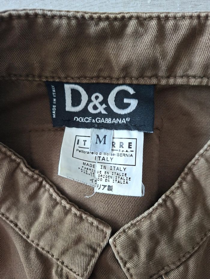 Veste Dolce & Gabbana D&G Vintage / Taille M / Marron - photo numéro 7