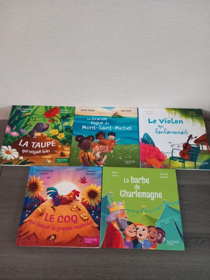 Lot 5 livres excellent état
