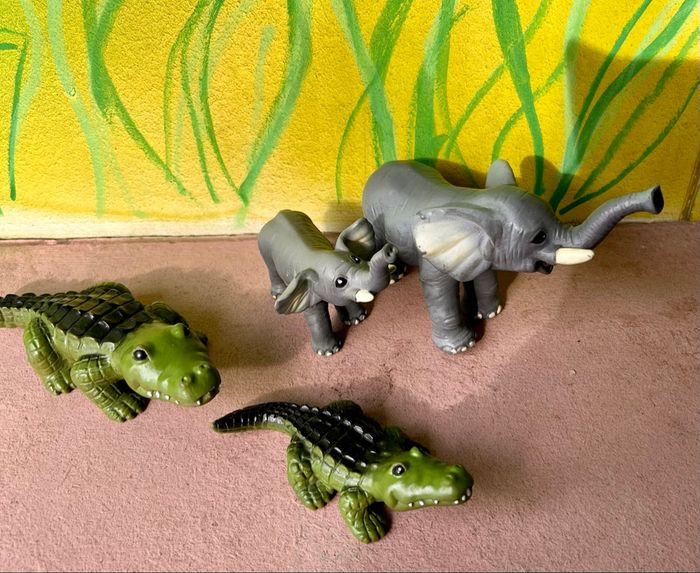 Lot de 16 animaux en plastique mou - photo numéro 2