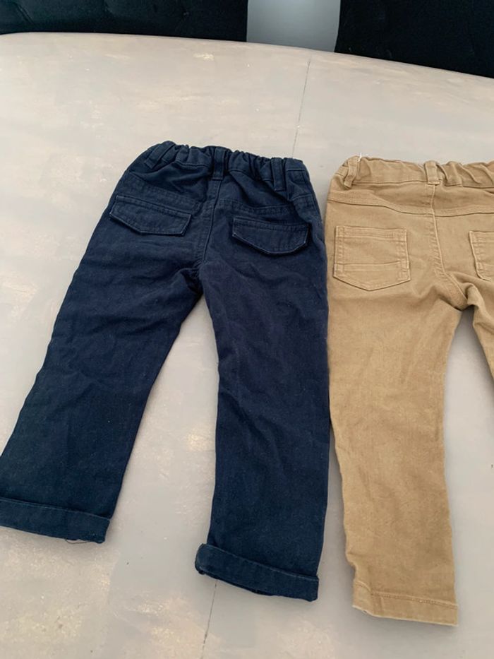 Lot de 2 pantalon garçon 24 mois - photo numéro 7