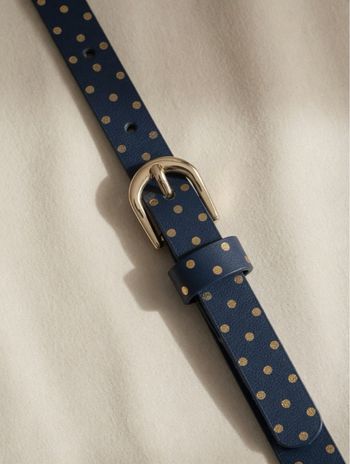 Ceinture fille marine a pour doré Vertbaudet 