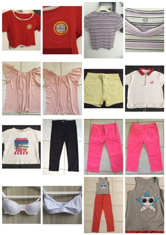 T11-12 ans printemps été - vêtements fille