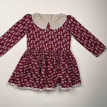 Robe fait main 24-36 mois