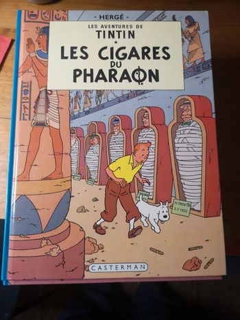 Les Cigares du Pharaon - Bande dessinée Tintin