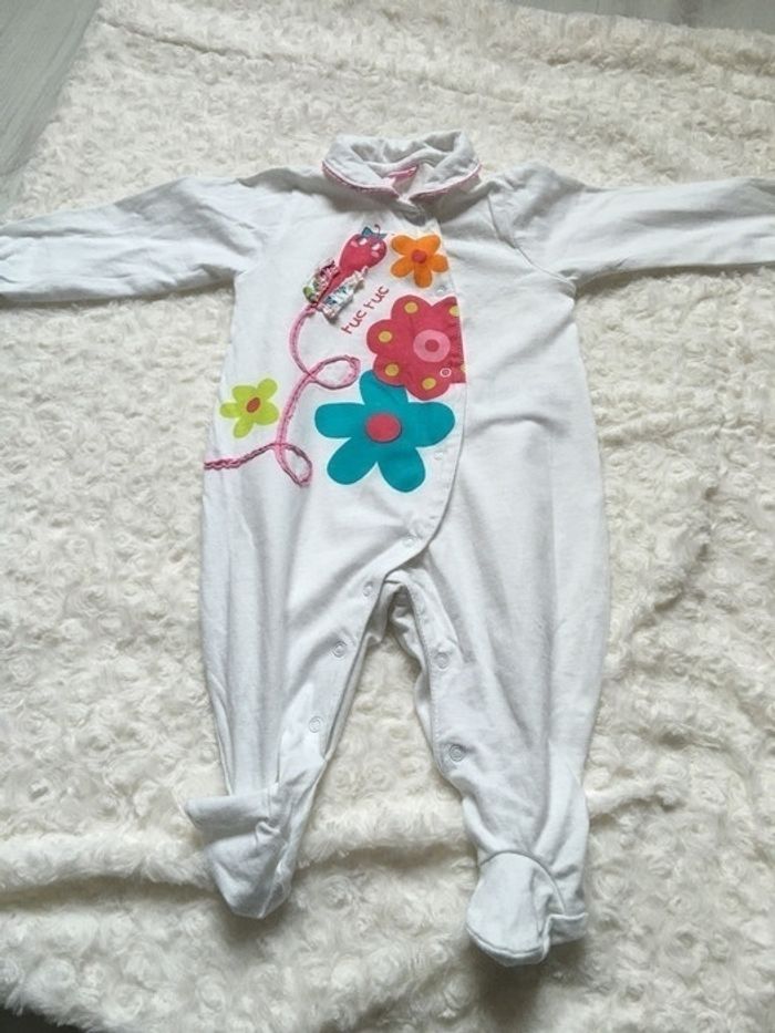 Pyjama 6 mois fleurs