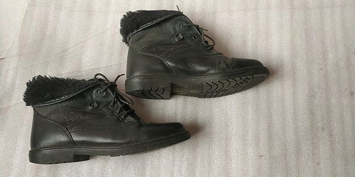 Chaussures montantes en cuir P38 - photo numéro 2