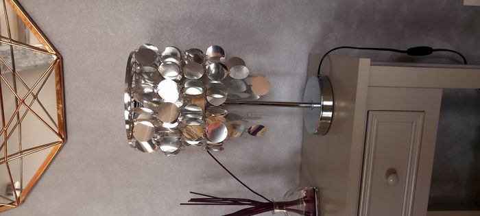 lampe CONFORAMA argentée - photo numéro 2