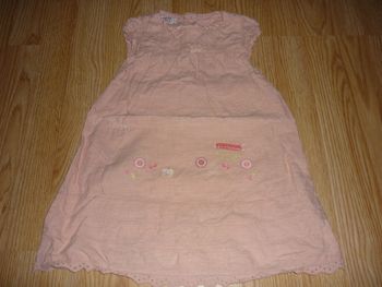 robe orange la compagnie des petits 3 ans