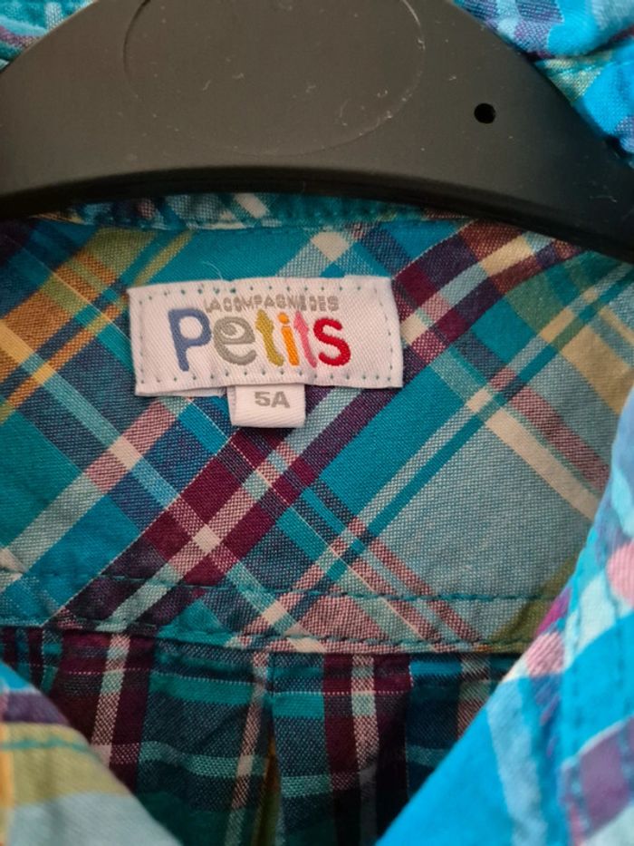 Chemise manches courtes 5 ans compagnie des petits - photo numéro 2
