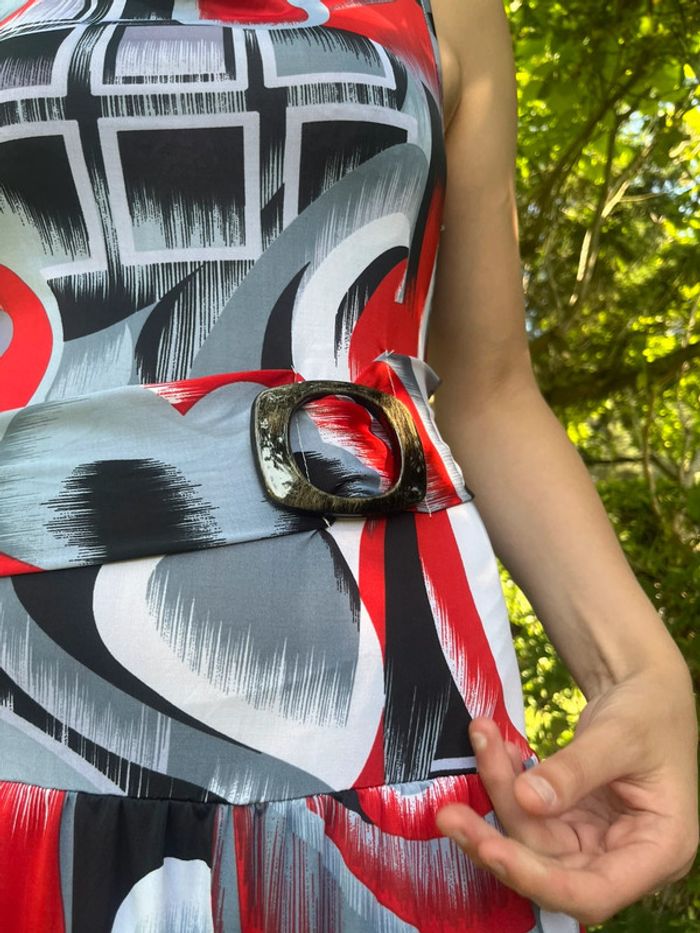 Robe vintage rétro y2k 2000yer solis bohème champêtre - photo numéro 3
