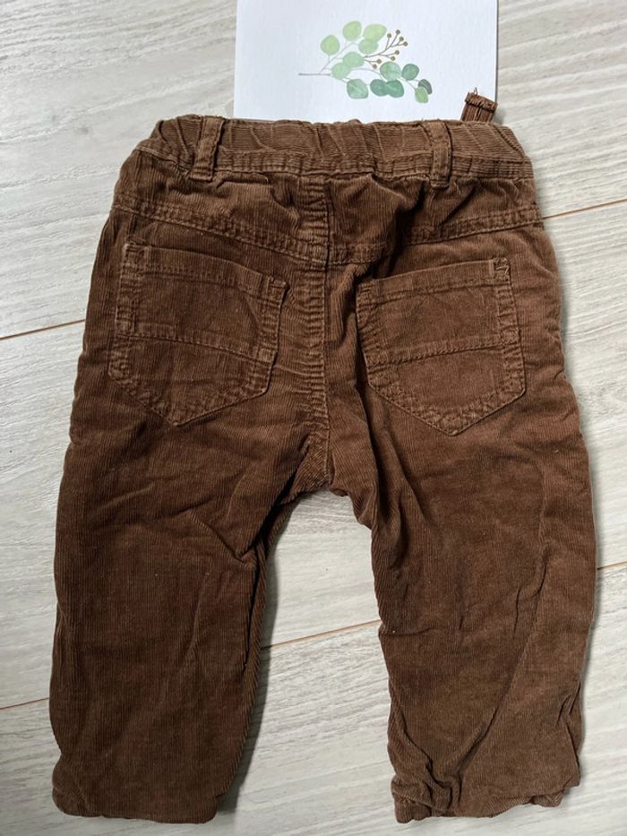 Pantalon velours 6 mois - photo numéro 4