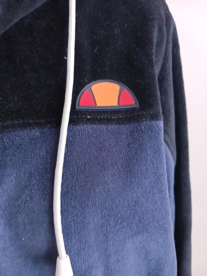 Gilet à capuche homme effet velours Ellesse - photo numéro 3