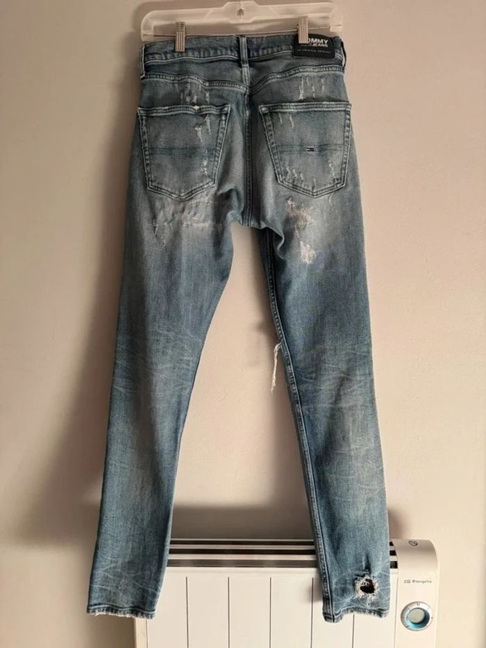 Tommy Jeans 29/32 – Denim bleu clair délavé / usé - photo numéro 2