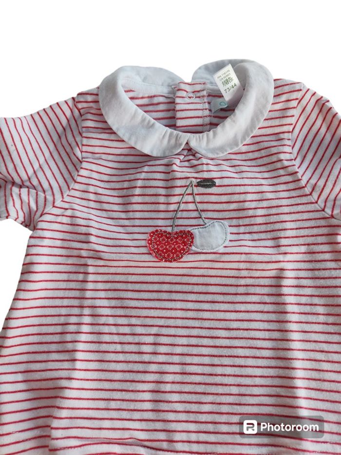 Lot de 3 Tee-shirt manches longues col Claudine - photo numéro 2