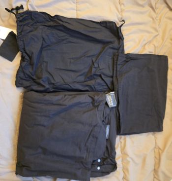 Parure de lit 100% Coton Housse de couette Taies d'oreiller Gris