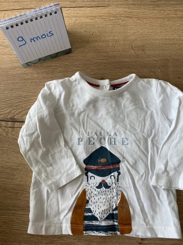 T-shirt manches longues Kiabi