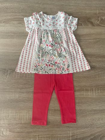 Ensemble printemps bébé fille 12 mois
