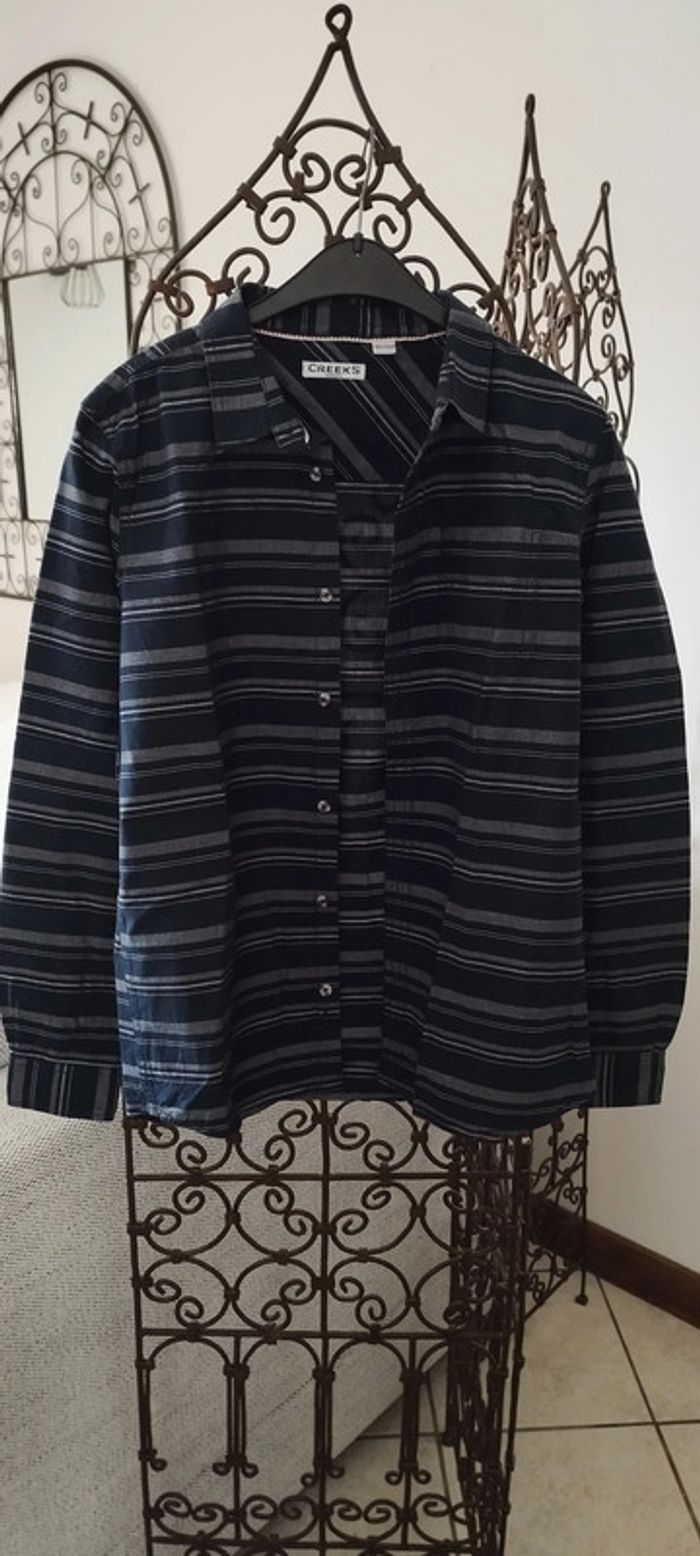 Chemise manches longues Creeks. Taille 16 ans. Neuve.