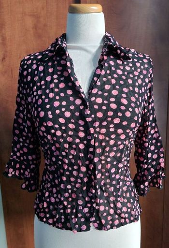 Blouse chemise à motifs taille 40