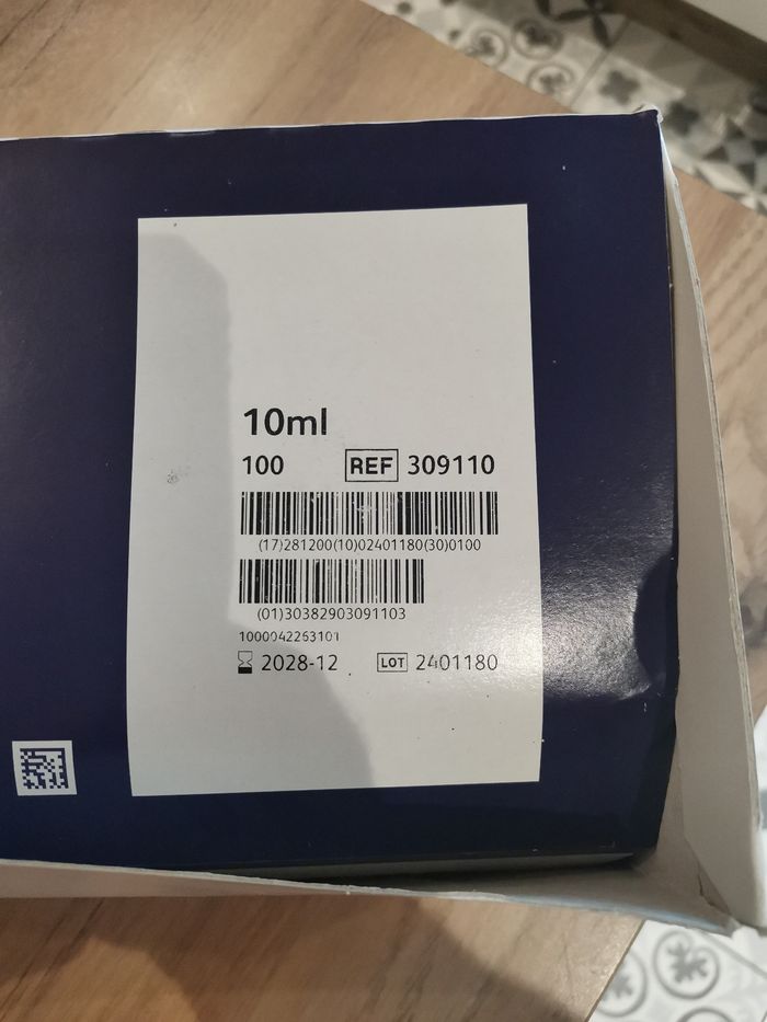 Seringues discardit 10 ml - photo numéro 3