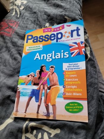 Passeport Anglais de la 5e à la 4e