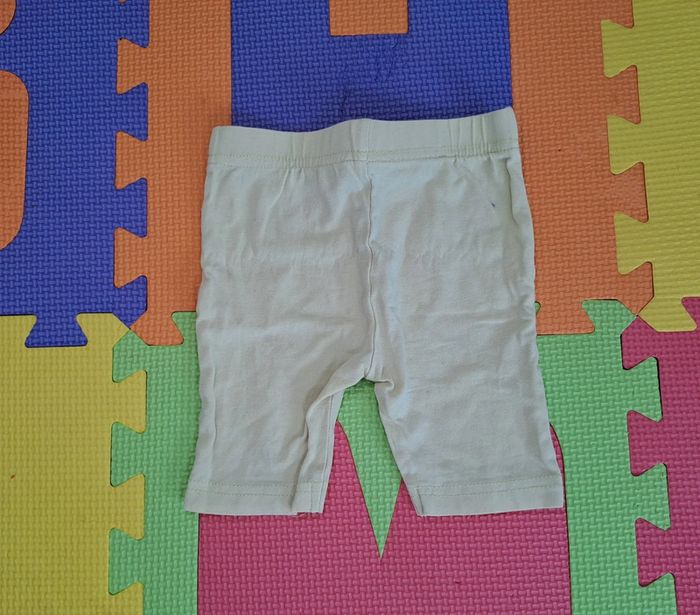 Legging court jaune, in extenso, taille 6 mois (68 cm) - photo numéro 2