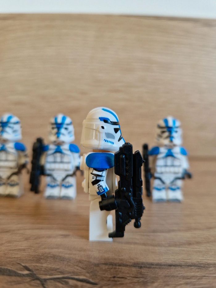Figurines type lego 4 Clones de la 501ème star wars - photo numéro 4