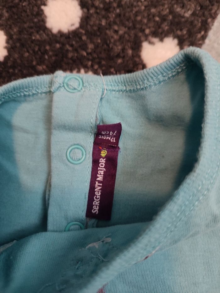 T-shirt manches longues 12 mois sergent major - photo numéro 3