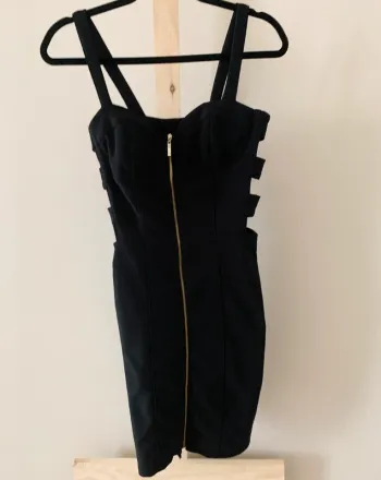🖤 Robe noire style bandage – Taille S