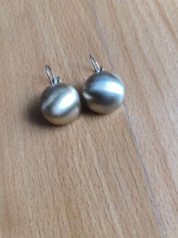 Boucles d'oreilles fantaisie argentées