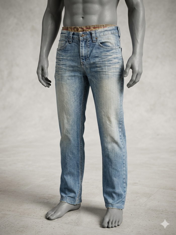 jean bleu clair W32 L34 Pre End - photo numéro 3