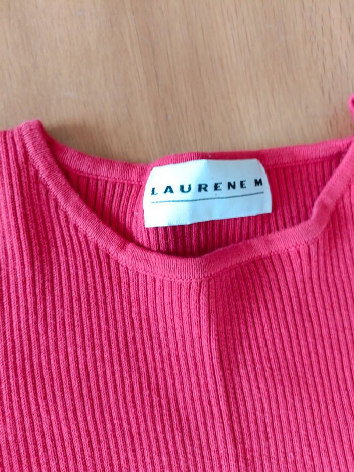 Tee-shirt rouge Laurene M - photo numéro 2