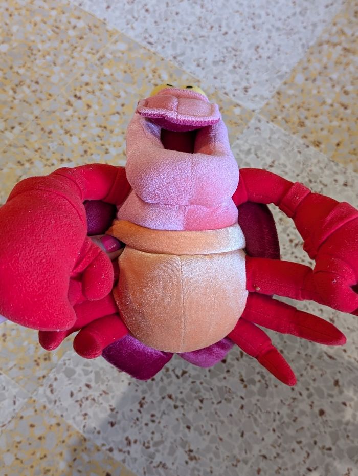 Peluche Sébastien Ariel la petite sirène disney - photo numéro 3