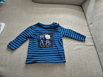 Tee shirt manches longues gemo 6 mois